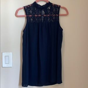 Dark Blue Top